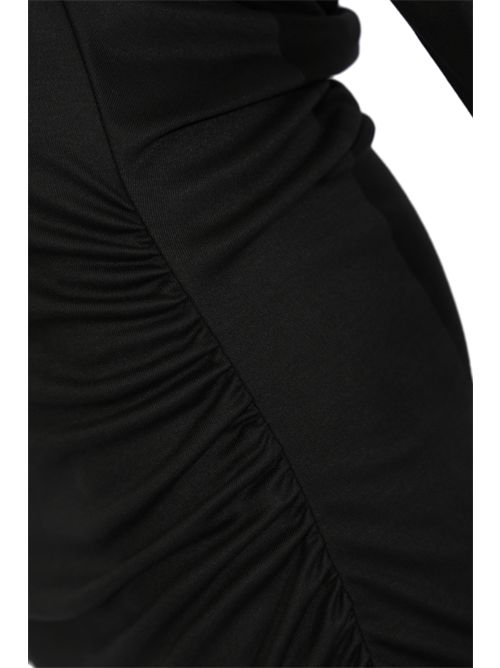 Abito The Mini Jersey Dress in misto viscosa Nero Patrizia Pepe | 8A1585 J241K103